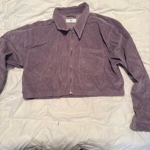 Women's Purple Corduroy Jacket
